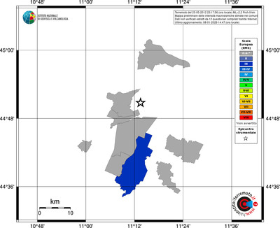Mappa EMS - territori comuni