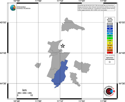 Mappa MCS - territori comuni