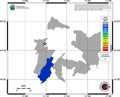 Mappa EMS - territori comuni
