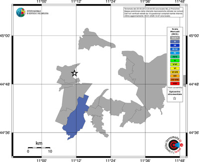 Mappa MCS - territori comuni