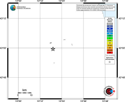 Mappa MCS - territori località