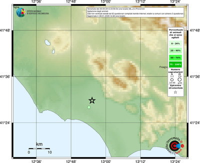 Mappa comuni con almeno 3 questionari