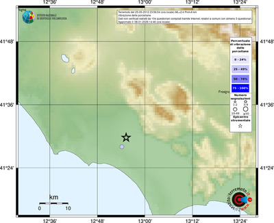 Mappa comuni con almeno 3 questionari