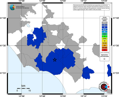 Mappa EMS - territori comuni