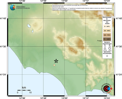 Mappa comuni con almeno 3 questionari