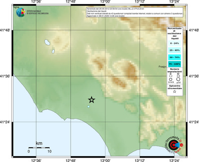 Mappa comuni con almeno 3 questionari