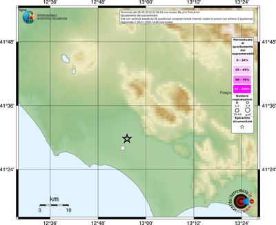 Mappa comuni con almeno 3 questionari