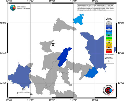 Mappa MCS - territori comuni