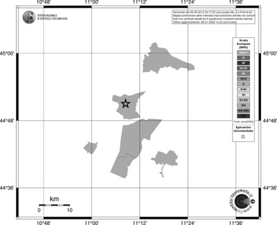 Mappa EMS - territori comuni