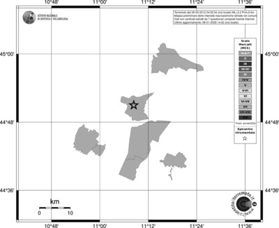 Mappa MCS - territori comuni