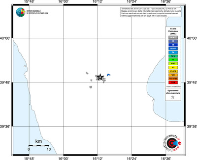 Mappa EMS - territori località