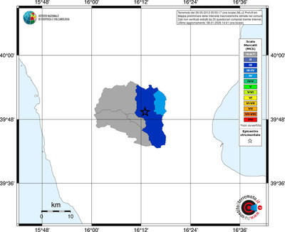 Mappa MCS - territori comuni