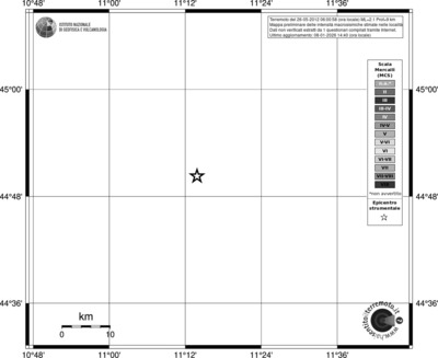 Mappa MCS - territori località