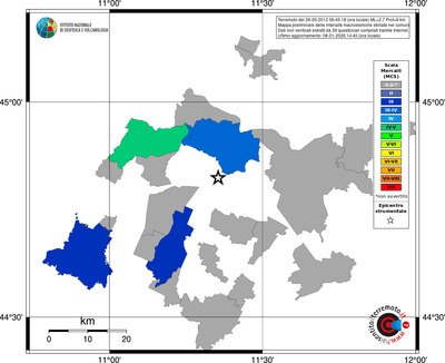 Mappa MCS - territori comuni