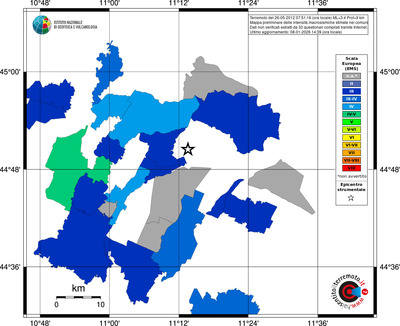 Mappa EMS - territori comuni