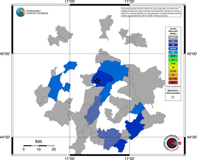 Mappa MCS - territori comuni