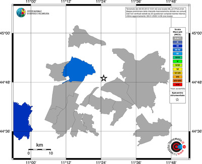 Mappa MCS - territori comuni