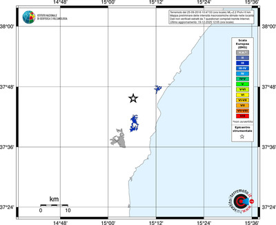 Mappa EMS - territori località