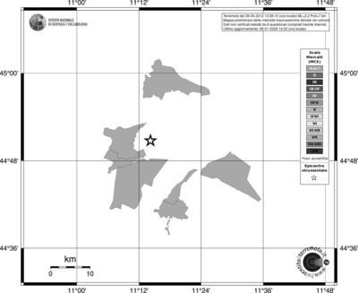 Mappa MCS - territori comuni