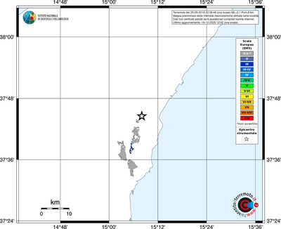 Mappa EMS - territori località