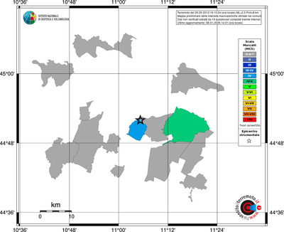 Mappa MCS - territori comuni