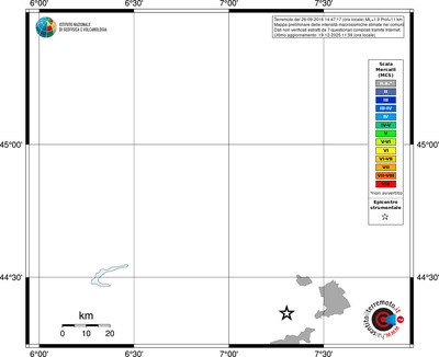 Mappa MCS - territori comuni