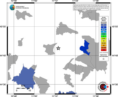 Mappa MCS - territori comuni