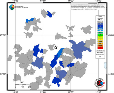 Mappa MCS - territori comuni