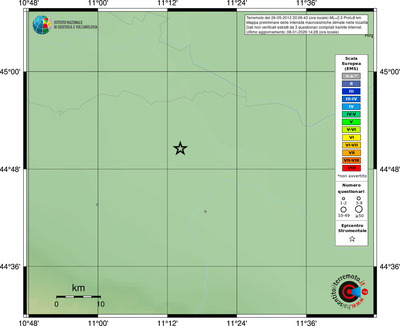 Mappa EMS - località