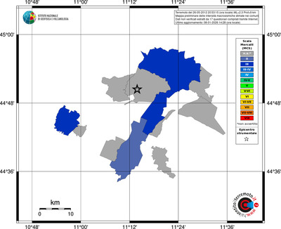 Mappa MCS - territori comuni