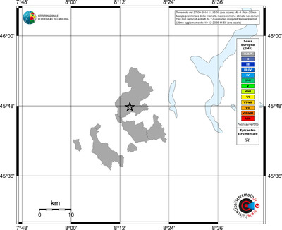 Mappa EMS - territori comuni