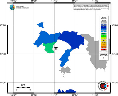Mappa MCS - territori comuni