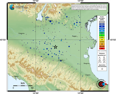 Mappa EMS - comuni