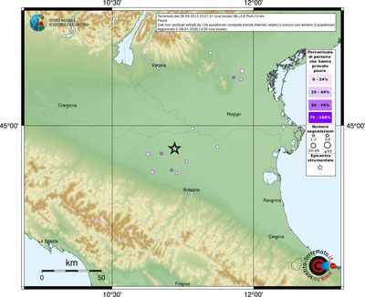 Mappa comuni con almeno 3 questionari