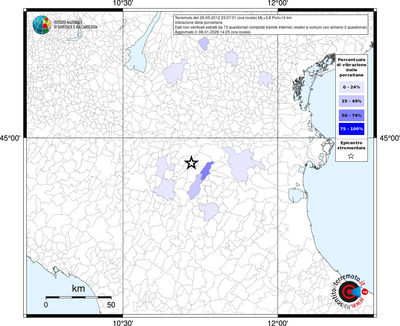 Mappa territorio comunale con almeno 3 questionari