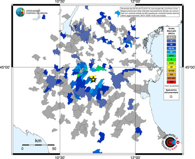 Mappa MCS - territori comuni