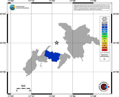 Mappa MCS - territori comuni