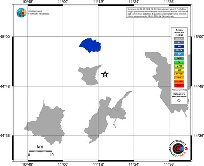 Mappa MCS - territori comuni