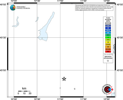 Mappa EMS - territori località