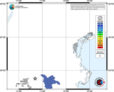 Mappa MCS - territori comuni