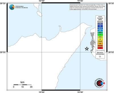 Mappa EMS - territori località