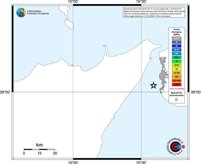 Mappa EMS - territori località