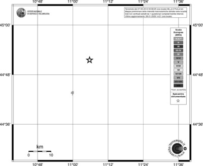 Mappa EMS - territori località