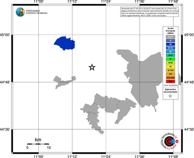 Mappa EMS - territori comuni