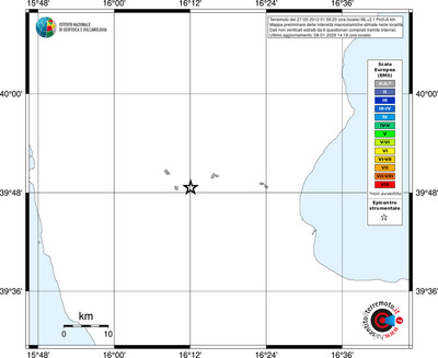 Mappa EMS - territori località