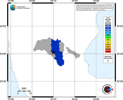 Mappa MCS - territori comuni