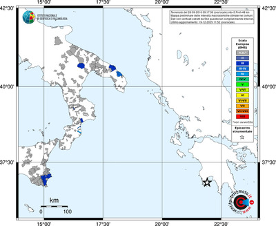 Mappa EMS - territori comuni