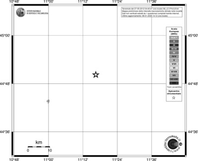 Mappa EMS - territori località