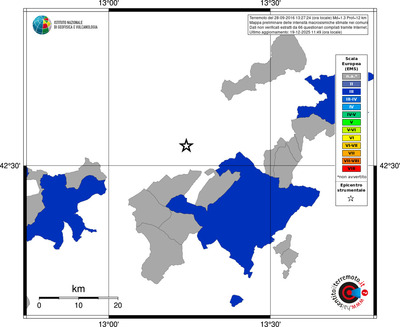 Mappa EMS - territori comuni