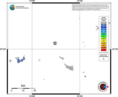 Mappa MCS - territori località
